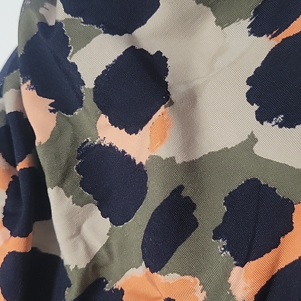 DKNY  Navy Leopard Print  One Piece Swimsuit 12 - Picture 9 of 13